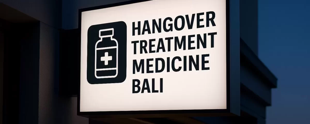 Hangover Treatment Medicine Bali